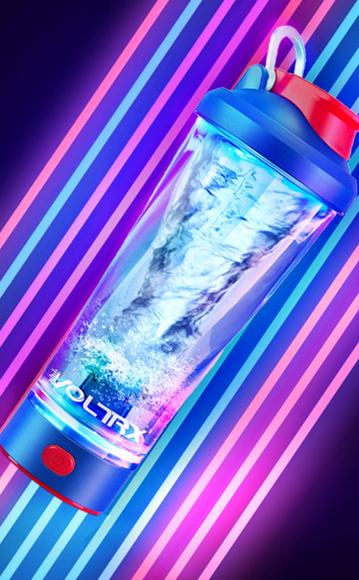 Voltrx Vortex Electric Protein Shaker Bottle (Blue) - Voltrx®